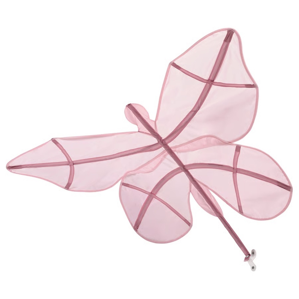 IKEA SNÖFINK Kids One Bed canopy, butterfly/pink  47x 39" BRAND NEW